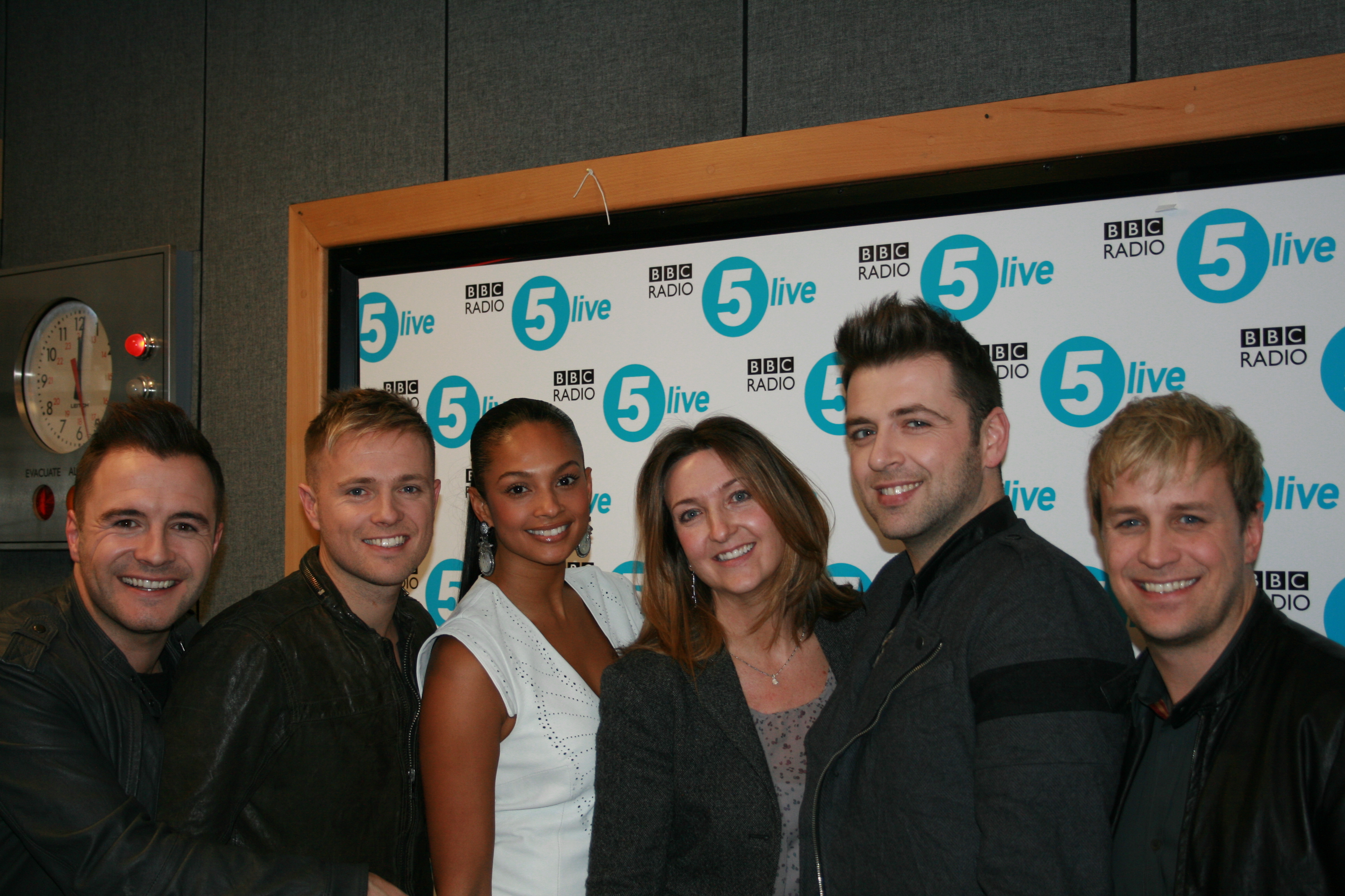 Westlife and Alesha Dixon