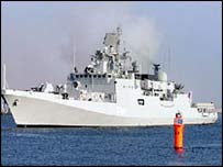 Indian naval ship INS Tabar