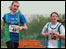 Young people running 