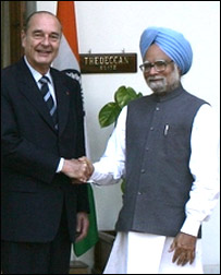 मनमोहन सिंह और ज़्याक़ शिराक