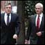 O primeiro-ministro da Grã-Bretanha, Gordon Brown, e o ministro da Fazenda, Alistair Darling