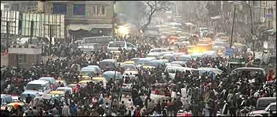 ترافيک سنگين و ازدحام در کابل