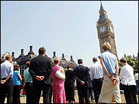 लंदन में मौन