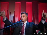 Udhëheqësi i PDK-së Hashim Thaçi