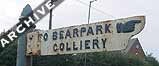 Bearpark Colliery sign