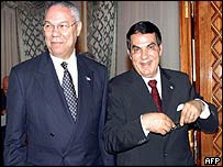 Колін Павелл у турне Північною Африкою