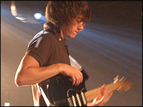 Alex Turner on stage in Brisbane (c) Clare Cooper