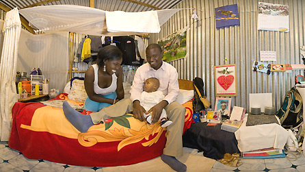 Andrews house, Kibera Slum, Nairobi, December 2009
