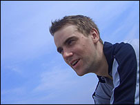 Exeter cyclist Edward Genochio