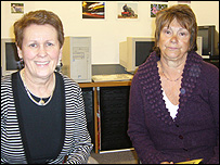 Leonie (left) and Marilyn Orton