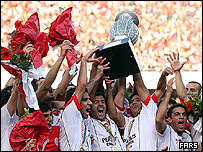 صحنه ای از جشن قهرمانی پرسپولیس