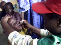 Campanha de vacinação contra a pólio