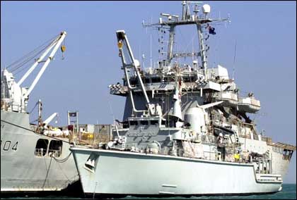 HMS Ledbury on service in the Gulf