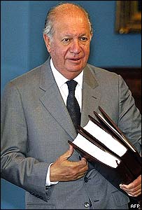 O presidente Ricardo Lagos