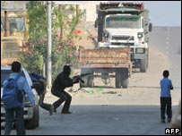 Giao tranh trên đường phố Gaza