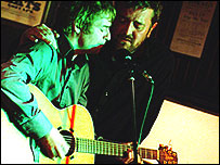 Guy Garvey and Johnny Bramwell