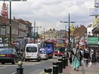 Bustling Green Street