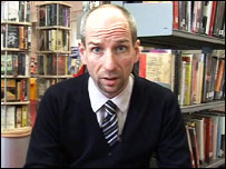 Gordon Adair in the Library