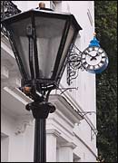 Clock outside the De Grey Rooms in York