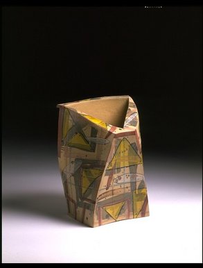 Yellow triangle vase - Your Label 2010