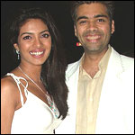 Priyanka Chopra and Karan Johar