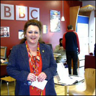 Jo-anne in her new job