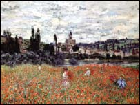 Campo de Papoulas perto de Vétheuil (1879), de Claude Monet