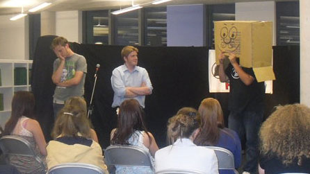 A previous workshop event at the library. Photo: Cardiff Central Library