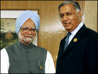 پاکستان اور بھارت کے وزرائے اعظم 