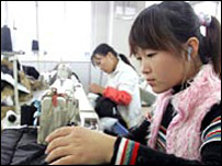 Çinli tekstil işçileri