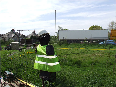 Scarecrow at Camp Bling