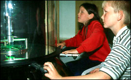 Children in the discovery gallery