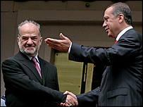 نخست وزيران عراق و ترکيه