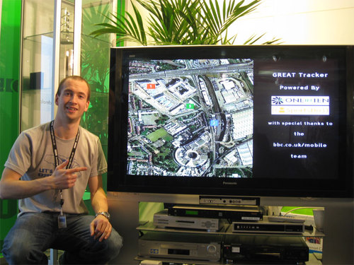 James demonstrates the Generic Real Time Tracker