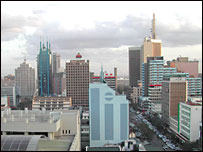 Nairobi skyline