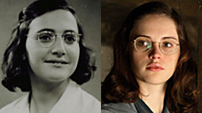 Margot Frank and Felicity Jones