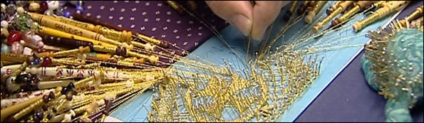 Lace making in Gloucester