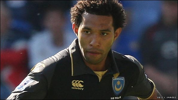 Jermaine Pennant in action for Portsmouth