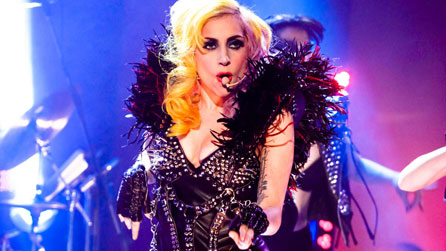 Lady Gaga on Friday Night With Jonathan Ross (image: BBC/Hot Sauce)