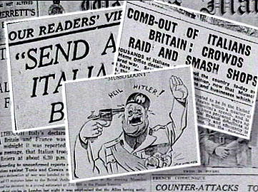 Anti Italian headlines