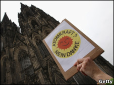 「核能?謝謝不要」標語