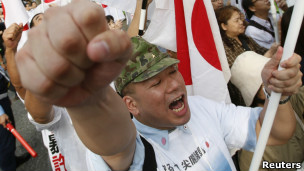 日本右翼反华游行