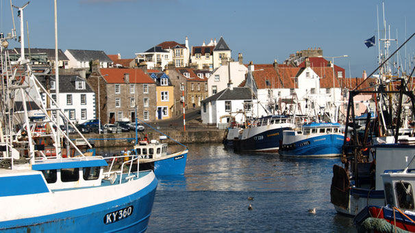 Pittenweem harbour, photo courtesy of Robert McGlashan