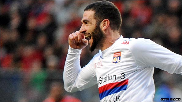 Lisandro Lopez has scored 13 league goals by Lyon this season