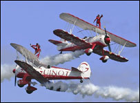 Planes crossing. By John Chambers