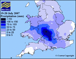 Rainfall graphic