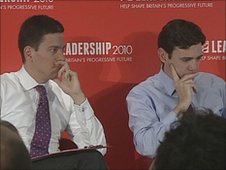 David Miliband and Andy Burnham