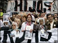 Manifestação em Buenos Aires