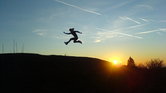Silhouette jump...