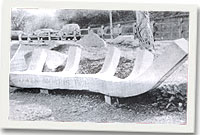 Y sedd ar lwybr y Cob